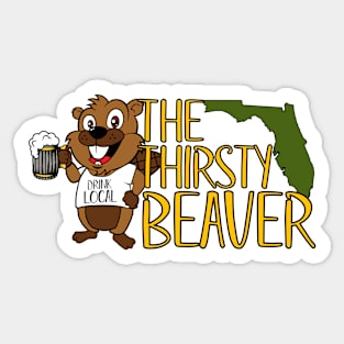 Beaver with Florida Sticker